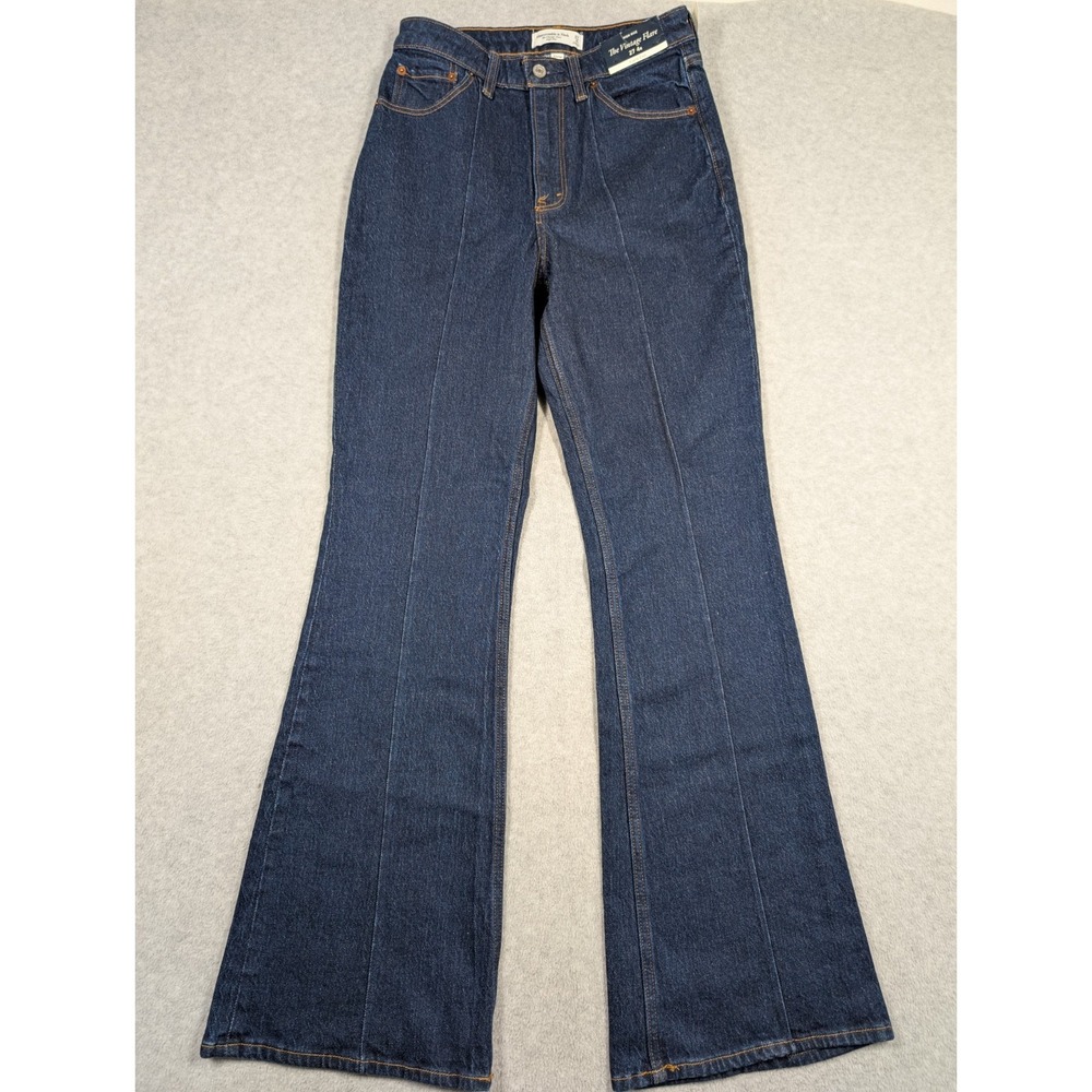 Abercrombie & Fitch Dark Blue Flare Jeans